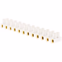 Caractéristiques de la barrette de connexion 12 plots 4 mm² - Zenitech : Modèle : barrette de connexion Couleur(s) : noir ou  ...