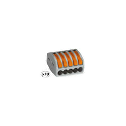 Wago - Bornes 5 entrees fil souple et rigide 121468