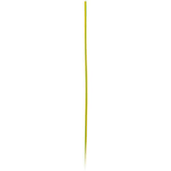 Zenitech - Gaine thermo rétractable Ø2,4cm - 1m - Vert et Jaune