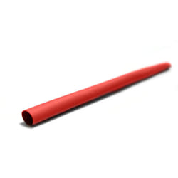 Zenitech - Gaine thermo rétractable Ø3,2cm - 1m - Rouge