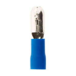 10 cosses fiches mâles Ø5mm - Bleu Zenitech