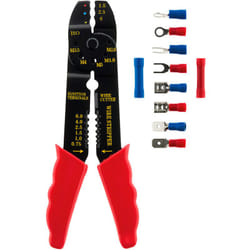 Zenitech - Lot de 50 cosses assorties + pince à sertir