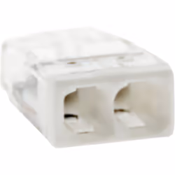 Caractéristiques de la borne à insertion directe pour fil rigide 0,5/2,5 mm² - Wago : Modèle : borne à insertion directe pour ...