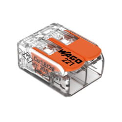 Wago - Sachet de 10 bornes 2 entrées série 221