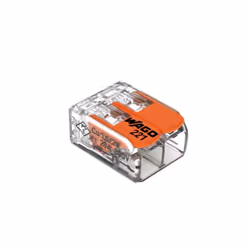 Borne à levier - Wago - S221 - Pack de 5 - 2 entrées - Connexions rapides et fiables
