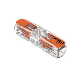 Borne - Wago - Série 221 - Pack de 10 - Connexion rapide - Pour fils de 0.2 à 4 mm²