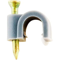 Zenitech - Attaches Câble Electrique 6mm Lot de 100 Fixation Murale