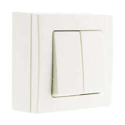 Zenitech Va & Vient double saillie - Blanc - Bel'Vue