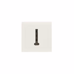Zenitech - Prise telephone saillie, complet Besto, blanc