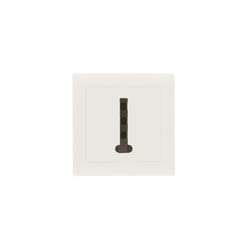 Zenitech - Prise telephone saillie, complet Besto, blanc