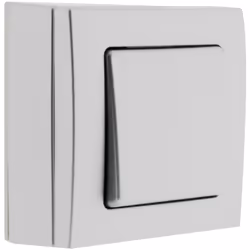 Va-et-vient Bel'Vue Caractéristiques: Gamme Bel'Vue Pose en saillie, bornes automatiques. Couleur: Gris Compatible avec les m ...