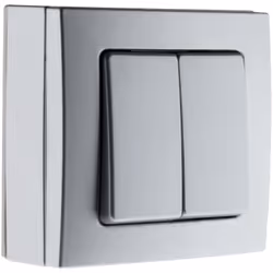 Double va-et-vient Bel'Vue Caractéristiques: Gamme Bel'Vue Pose en saillie, bornes automatiques Couleur: Gris Compatible avec ...