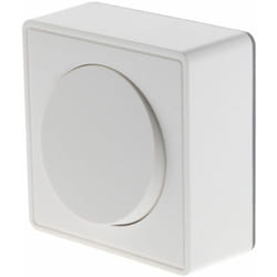 Zenitech - Bouton poussoir 10A en saillie - Blanc - Vulco