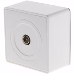 Prise TV Ø 9,52 mm en saillie - gamme Vulco - Zenitech Modèle : prise TV en saillie Marque : Zenitech Gamme : Vulco Matériau ...