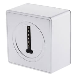 Prise téléphone 8 plots - ZENITECH - gamme Vulco - couleur Silver - finition satinée