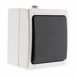 Va et vient 10A IP54 - Noir - Aquae - Zenitech