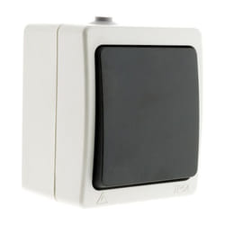 Va et vient 10A IP54 - Noir - Aquae - Zenitech