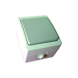 Zenitech - akya - va & vient simple gris clair - IP54