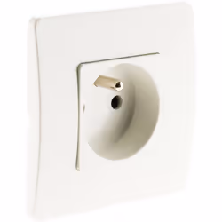 Prise 2P+T 16A. Puissance max: 3680W sous 230V. Facile à installer et livré avec vis et griffes. Puissance maximale: 3680W so ...