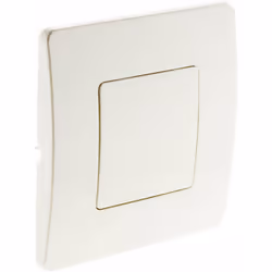 Plaque cache boîte 80x80 mm pour la finition de votre installation électrique. Facile à installer et livré avec vis et griffe ...