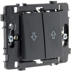 Zenitech - Commande volet roulant bornes automatiques nu - Noir - Clarys