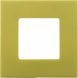 Plaque de finition vert anis Plaque de finition vert anis compatible avec la gamme d'appareillages Clarys (existe en place si ...