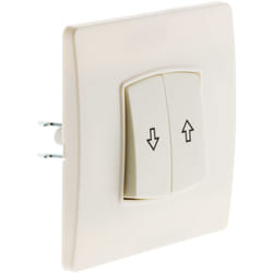 Zenitech - Commande volet roulant borne-auto vis + griffes - Blanc - Diwone