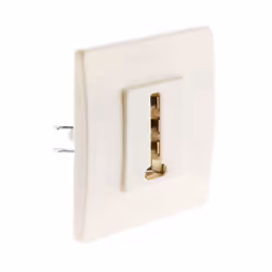 Prise Téléphone 8 Plots Vis + Griffes - Blanc - Diwone Cette prise téléphonique murale blanche de la marque Diwone, modèle Ze ...