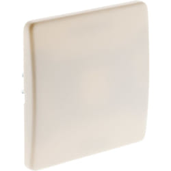 Plaque cache boîte 75x75mm vis + griffes - Blanc - Diwone Zenitech