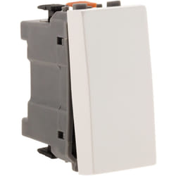 Zenitech - Va et vient 1/2 module - Blanc - Simplea