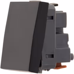 Bouton poussoir. Moteur seul - Noir - Simplea Type : Bouton poussoir 10A Puissance max : 2300W sous 230V Couleur : Noir Fixat ...