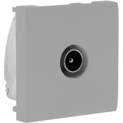 Prise TV moteur seul. - couleur Blanc - Simplea Type : Prise TV Ø9,52mm module large Couleur : Silver (Gris) Fixation : À vis ...