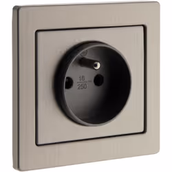 Description générale La prise 2 P+T Inox brossé Art'Flat est un accessoire moderne et fonctionnel, idéal pour brancher tous v ...