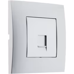 Description générale Prise téléphonique RJ45 catégorie 5 montée, couleur silver (gris). Conçue pour une installation facile,  ...