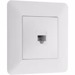 Description générale Prise RJ45 Cat.6 de la gamme Artezo, idéale pour une installation encastrée dans tout type de boîte d'en ...