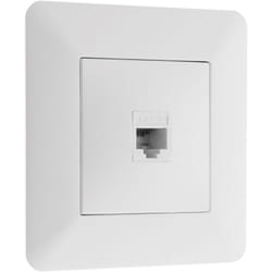 Zenitech - Prise réseau RJ45 CAT6 - Blanc - Artezo