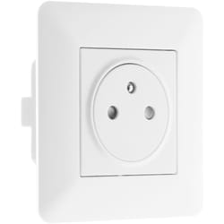 Zenitech - Prise affleurante 2P+T 16A simple Artezo