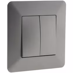Description générale L'interrupteur double va-et-vient Titanium de la gamme Artezo est un appareil électrique moderne et comp ...