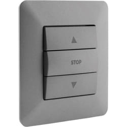 Zenitech - Interrupteur commande volets roulants Titanium - Artezo