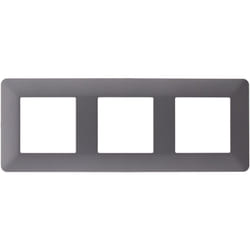Triple plaque de finition Titanium Artezo - Zenitech