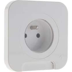 Protec - Prise étanche Cover IP44 16A - blanc