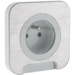Protec - Prise étanche Cover IP44 16A - métal brossé