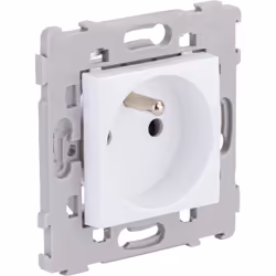 Caractéristiques de la prise avec terre encastrable Kalya - IP20 - Zenitech : Modèle : prise avec terre encastrable Couleur(s ...