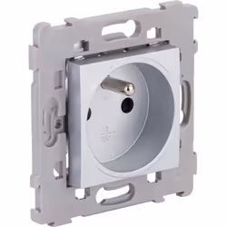 Caractéristiques de la prise avec terre encastrable Kalya - IP20 - Zenitech : Modèle : prise avec terre encastrable Couleur(s ...