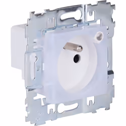 Caractéristiques de la prise avec terre + détecteur crépusculaire Kalya - IP20 - Zenitech : Modèle : prise avec terre + détec ...
