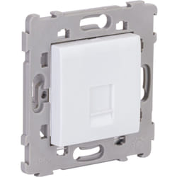 Zenitech - Prise RJ45 encastrée Kalya - Blanc