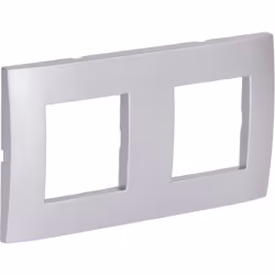 Caractéristiques de la plaque de finition double Kalya - Zenitech : Modèle : plaque de finition double Plusieurs coloris au c ...