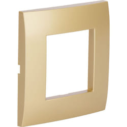 Zenitech - Plaque de finition simple Kalya - Or