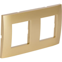 Plaque de finition double Kalya - Or Zenitech