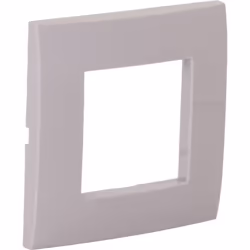 Caractéristiques de la plaque de finition simple Kalya - Zenitech : Modèle : plaque de finition simple Plusieurs coloris au c ...